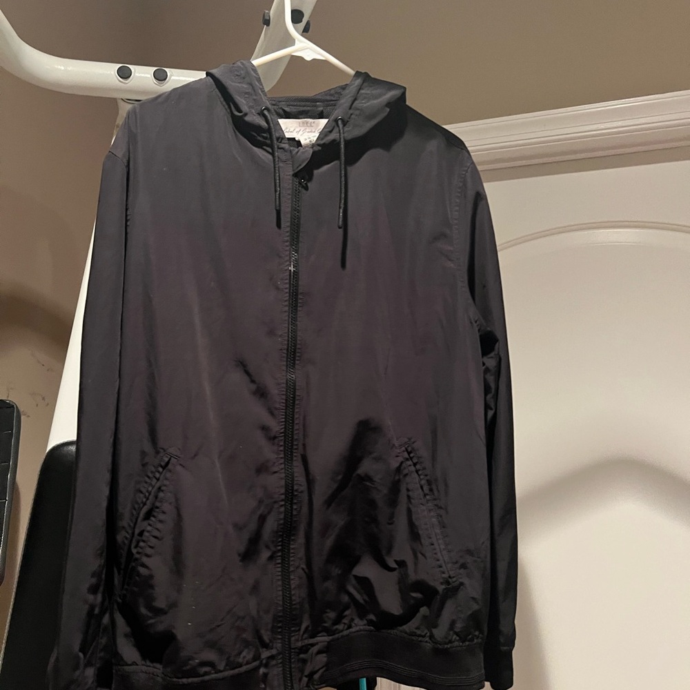 Men's Black Hooded Winter Jacket